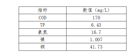 原水水質(zhì)檢測(cè)結(jié)果